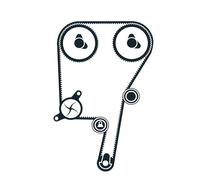 Kit de distribución + bomba de agua Chapa de acero VKMC 06602 SKF para VOLVO