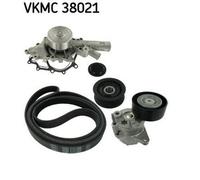 SKF VKMC 38021 Bomba de agua + kit de correa poli V