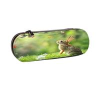 SKGOHLH The Lively Little Rabbit - Estuche de piel con múltiples ranuras para guardar bolígrafos