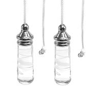 SKHAOVS 2 Piezas de Cable de tracción de luz de baño, Cable de tracción de Cristal, lámpara de Mango, Conector de Cable de extensión para Ventilador de Techo, Interruptor de luz de baño (150 cm)