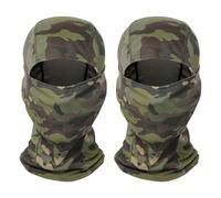SKHAOVS 2 Piezas Pasamontañas de Camuflaje Táctico, Balaclava Transpirable para Hombre, Máscara para Caza Ciclismo Bicicleta Esquí (2 PCS)