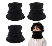 SKHAOVS 3 Piezas Bufanda de Invierno para Niños, Niños Niñas Bufanda Pañuelo Cuello Braga de Cuello, Cubrecuello, Braga para Cuello Pasamontañas Polar Multifuncional Máscara de Esquí