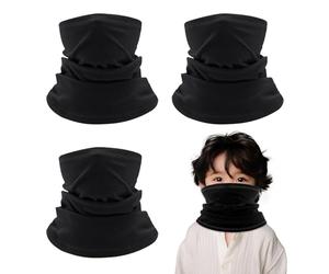 SKHAOVS 3 Piezas Bufanda de Invierno para Niños, Niños Niñas Bufanda Pañuelo Cuello Braga de Cuello, Cubrecuello, Braga para Cuello Pasamontañas Polar Multifuncional Máscara de Esquí