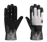 Ski Gloves - Warmest Waterproof and Breathable Snow Gloves | Winter Cycling Glovesa | Thermal Insulated Windproof Cold Weather For Running, Biking, Hiking, Driving, Walking, Outdoor Sports