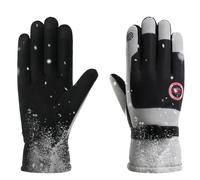 Ski Gloves - Warmest Waterproof and Breathable Snow Gloves | Winter Cycling Glovesa | Thermal Insulated Windproof Cold Weather For Running, Biking, Hiking, Driving, Walking, Outdoor Sports