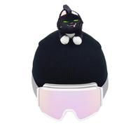 Ski Helmet Cover, Washable Cat Design Cover, Women Balaclavas Headwear with Soft Stretch Fabric Material, Boys Girls Men Outdoor Sports Accessory, Cycling Helmet Decoration, for Winter Activity Use