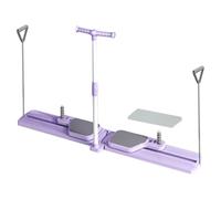 Ski Machine - Glide Motion Trainer, 4 Path Workout Unit, Total Body Sculpt Activator System, Resistance Rail Frame Structure|for Adults Men Women Leg Thigh Glute Fitness Pilates Gym Indoor Outdoor