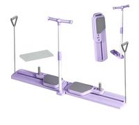 Ski Machine, Split Ski Exerciser, Total Body Slimming Trainer, Cardio Workout, Fitness Equipment for Home, Gym, Pilates Rehabilitation, Apartment Use, 59.06x5.91x5.51 Inches