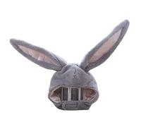 Ski Rose Girl Animal Plush Dress Cute Ear Hat Head Cover Cap Béisbol Caps Hombre Selva, gris, Talla única