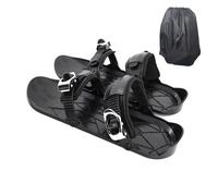 Ski Skates para Adultos,Botas De Esquí Ajustables para Invierno Y Patines De Nieve | Raquetas Antideslizantes Deportivas para Principiantes Viajes Hombres Atletas Actividades Exteriores