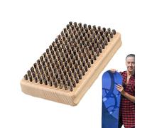 Ski Wax Brush - 12x7x3cm Snowboard Wax Scraper, Hand-Operated Ski Brushes Cleaning Sanding Brushs, Cleaning Sanding Brush Hand-Operated Skis Brushes, Skis & Snowboard Waxs Brushs For Waxing, Polishin