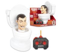Skibidi Deluxe Toilet RC - Figura de Acción con Control Remoto Inspirada en el Fenómeno Viral de Youtube | Juguete Oficial Skibidi Toilet con Movimiento y Estilo Divertido para Fans y Coleccionistas