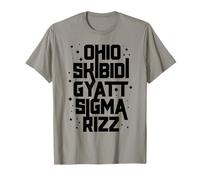 Skibidi Rizz Gyatt Ohio Sigma Funny Rizzler Gift Toilet Meme Camiseta