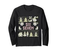 Skibidi Six Seven Rizzmas Funny Christmas 2025 Ugly Xmas 67 Manga Larga