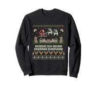 Skibidi Six Seven Rizzmas Funny Christmas 2025 Ugly Xmas 67 Sudadera