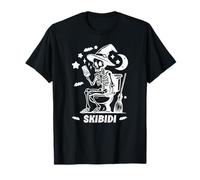 Skibidi Skeleton Toilet Waiting for Halloween Costume Like Camiseta