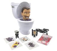 SKIBIDI TOILET Mystery Toilet - Inodoro Misterioso con Juguetes Sorpresa para Descubrir el Interior, Producto Oficial de Toilet