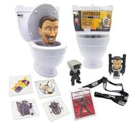 SKIBIDI Toilet Mystery Toilet - Inodoro Misterioso con Juguetes Sorpresa para Descubrir el Interior, Producto Oficial de Toilet