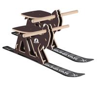 SkiBock Profesional Skirodel 2er Set Completo Trineo Esquí Nieve Tobogán Premium