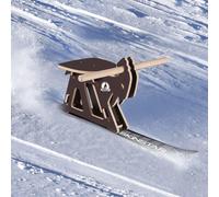 SkiBock Profesional Skirodel Set Completo Trineo Esquí Nieve Tobogán Premium