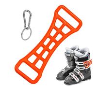 skiBoot - Herramienta de asistencia con hebilla - Rascador de hielo para de bota de esquí, cierre deportivo ajustable, clip para botas de nieve, clip de engranaje Skti, herramienta