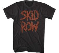 Skid Row Slave to The Grind Tour 1991 Men's T Shirt Metal Rock Band Music Merch Black