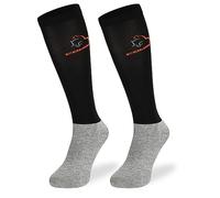 SKIETY Ropa Ecuestre Mujer y Hombre - Calcetines Hasta la Rodilla Mujer y Hombre - Calcetines Equitación Microfibra Ecuestre Mujer y Hombre - Calcetines Equitación Niña