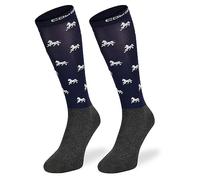 SKIETY Ropa Ecuestre Mujer y Hombre - Calcetines Hasta la Rodilla Mujer y Hombre - Calcetines Equitación Microfibra Ecuestre Mujer y Hombre - Calcetines Equitación Niña