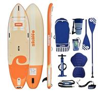 Skiffo Rivage 11' - Sup Inflable 2 en 1 Kayak Completo - 335 x 86 x 15 cm - Max 160 kg - Estable y versátil - Diseño único