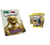 Skifidol Italian Brainrot - Álbum + 6 sobres con 7 cartas cada una, 1 carta especial en cada paquete, las originales, serie beta alucinación cósmica, de regalo un tubo Muu Sonoro