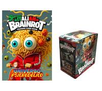 Skifidol Italian Brainrot Mix Psicodélico - Trading Card Game - Juego de cartas coleccionable + caja caja 24 sobres card + llavero silbato