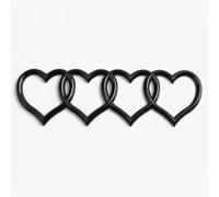 SKIHOT Tronco Trasero Emblema Insignia Pegatina para Audi Q4 E-Tron 2022-2023 2024 2025, Insignia AutomóVil SeñAles, Etiqueta Engomada del Coche De CalcomaníAs,A-Black