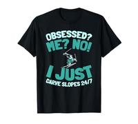 Skiing Ski Vacaciones Nieve - Montaña Esquiador Esquí Camiseta