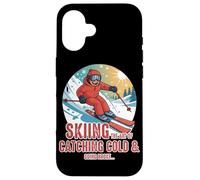 Skiing The Art of Catching a Cold and Going Broke Carcasa para iPhone 16