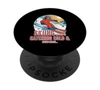 Skiing The Art of Catching a Cold and Going Broke PopSockets PopGrip Adhesivo