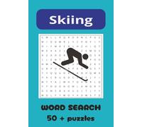 skiing word search, fun and entertaining puzzles: Skiing Word Search Puzzles For Adults And Kids • Easy Reading Skiing Word Search Puzzles For Adults ... • A Skiing Themed Word Search Puzzle Book
