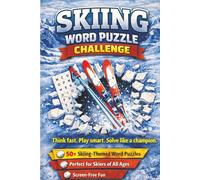 Skiing Word Search Puzzle Book: Word Searches with Easy to Read Print about Skiing, Cross Country Skiing, Downhill Skiing and More | 6x9 inches, 110 ... for Vacations, Holiday Times, and Free Times