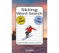 Skiing Word Search Puzzle Book: Word Searches with Easy to Read Print about Skiing, Snowboarding, Winter Sports and More | 6x9 inches, 110 pages | 50+ ... for Vacations, Holidays, and Free Times