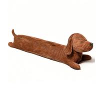 SKIKHN Almohada de Abrazo de Felpa para Perro Salchicha,50CM Almohada de Peluche de Animal,Cojines de Animales de Peluche,para Sofá,Decoración del Hogar,Regalo de Cumpleaños Navidad Marrón