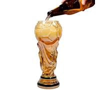 SKIKHN Jarra de Cerveza de Fútbol, 500 ml Trofeo de Cerveza para Fiestas, Vasos Cerveza para Copa del Mundo, Vasos de Cerveza, Ideal para Fiestas y Bares para los Amantes del Fútbol