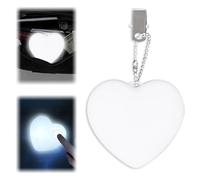 SKIKHN Luz Activada por Tactos con Sensor de Forma Creativa,Luz para Bolsos de Mujer,LED Luz Nocturna con Forma de Corazón