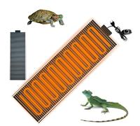 SKIKHN Manta Calefactora para Reptiles 45W, 80 × 28cm Manta Termica Reptiles, Calentador Ajustable para Reptile con Control de Temperatura, para Reptiles Tortugas Serpientes Lagarto Geco Anfibios