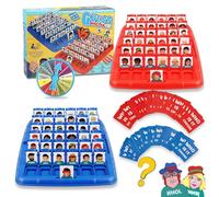 SKIKHN Quién Es Divertido Juego de Mesa, Juego Portátil de Adivinanza, Funny Family Guessing Games, Adecuado para Niños a Partir de 6 Años, para Divertirse en Familia, Fiestas, Cenas