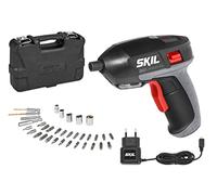 Skil 2636AD - Atornillador con cargador USB (batería 3,6 V, Li-ion, 1,5 Ah, 5 Nm, luz LED, juego de 35 accesorios, maletín)