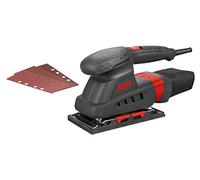 Skil 7347AA - Lijadora orbital (160 W, 92 x 185 mm, bolsa para el polvo, conexión para aspirador integrada, juego de 3 accesorios)