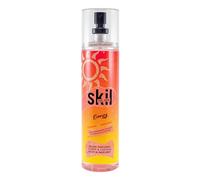 SKIL ENERGY Niebla perfumada para mujer - Colección de bienestar - Fragancia de almizcle ámbar - Botella pulverizadora de 250 ml - Fabricado en Grasse
