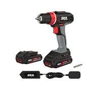 Skil F0152842AC 2842AC - Taladro atornillador con 2 baterías + cargador de batería (18 V, multicolor)