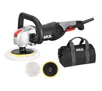Skil Masters 9955MA - Pulidora enceradora orbital con dos almohadillas de 125/180 mm con variador de velocidad (1300 W, arranque suave, 2 pieles de pulidora, bolsa de lona)