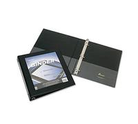 SKILCRAFT marco vista carpetas de anillas - negro, 1 - 1/2quot; - Carta - 8.50quot; x 11quot; Tamaño de la hoja - 20 Capacidad de hojas - Anilla Cierre - 1.50quot; cartón cierre capacidad - negro - 1 cada