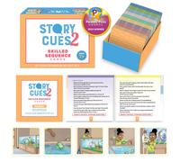 SkillEase Story Cues 2 Skilled Sequencing Cards Speech Therapy Materials Social Skills Game English Language Learners Games Storytelling Cards Se